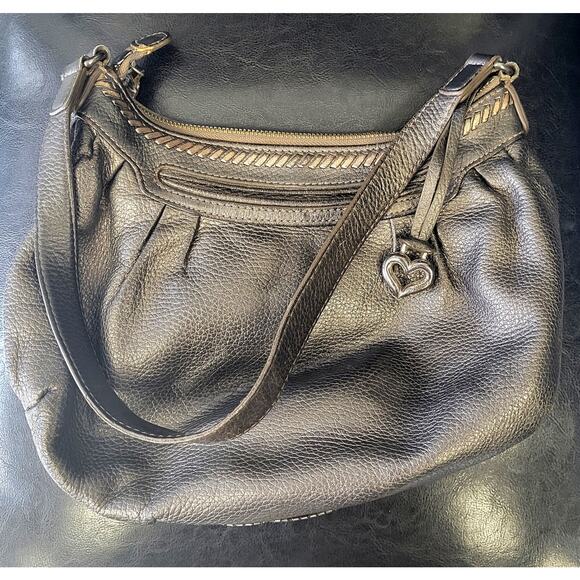 Brighton Shoulder Handbag Limited Edition Mon Amie Pewter Vintage - Picture 3 of 7